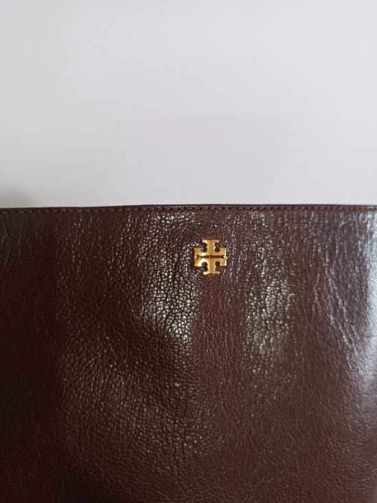 TORY BURCH Authentic New Banana Tall Boots Size 5.5 M Brown Leather, New in Box - Picture 7 of 11